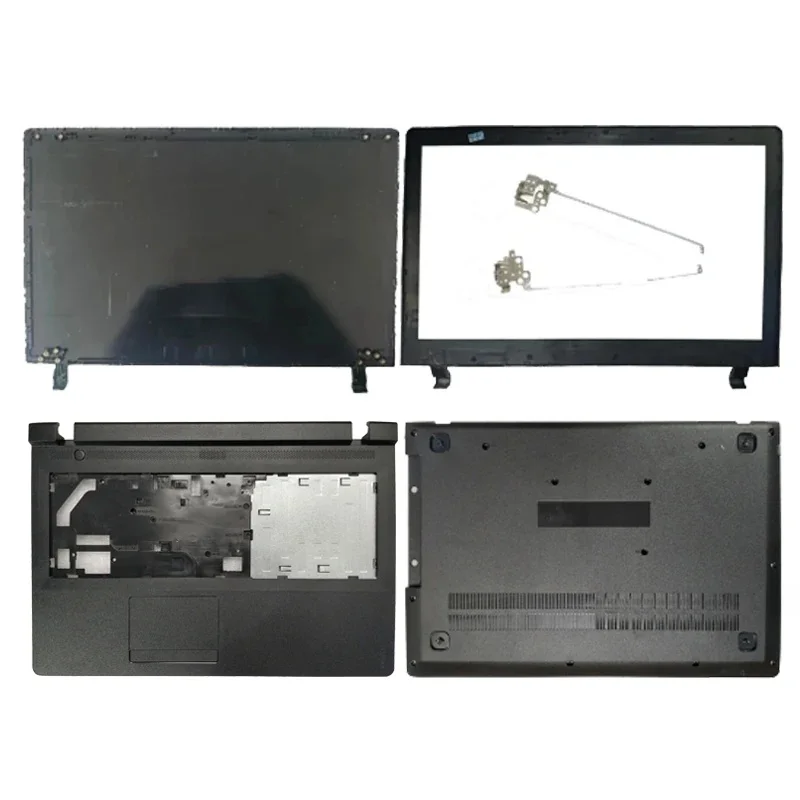 Nowa obudowa do laptopa Ideapad 100-15 100-15IBY B50-10, tylna pokrywa LCD / przednia ramka / zawiasy ekranu — zdjęcie 2