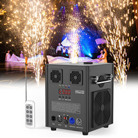 Fieryzeal 700W Cold Spark Fireworks Machine DMX Wireless Remote Control Electronic Flower Spraying Machine for DJ Party Wedding