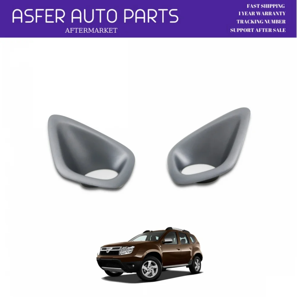 Fog Light Frame Cover 2 Piece Set for Dacia Duster Renault ABS plastic easy installation waterproof High Quality Reasonable Pric