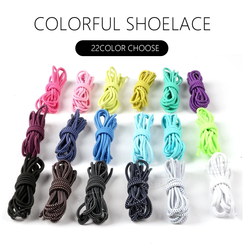 【Xxin】No Tie Shoelaces men and women adults and children sport Locking lazy Shoe Laces Elastic Shoelace for Shoestrings 22 color