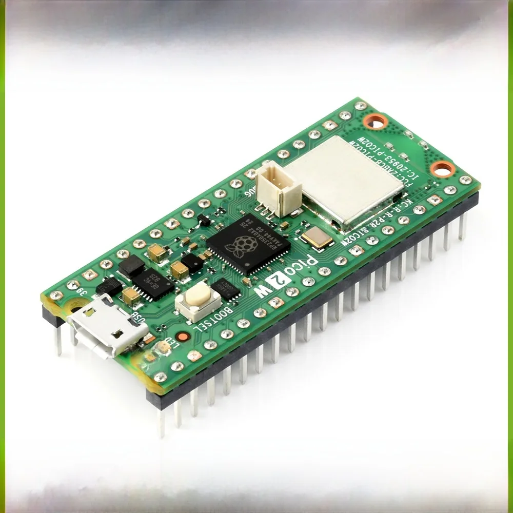 Płytka mikrokontrolera Raspberry Pi Pico 2 W, oparta na oficjalnym chipie RP2350, dwurdzeniowa, podwójna architektura, obsługuje WIFI Bluetooth — zdjęcie produktu 7