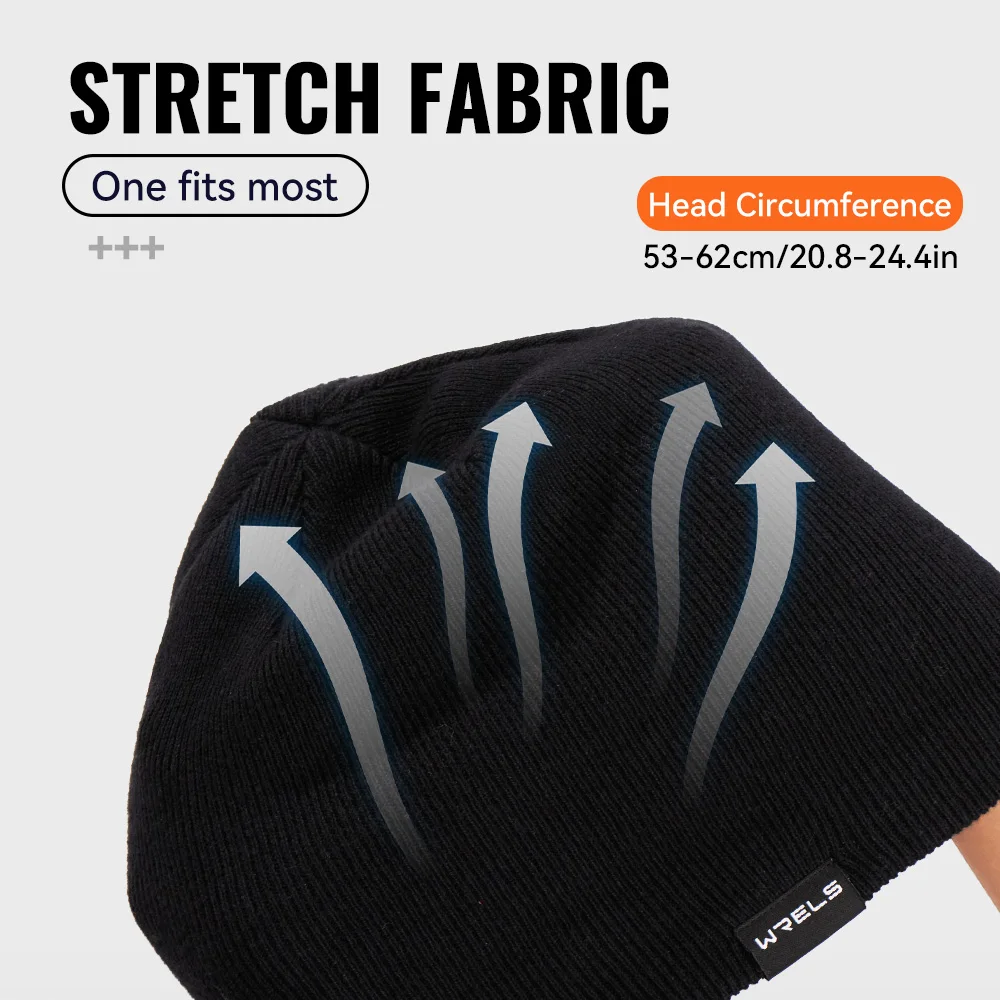 WRELS Merino قبعة صوف للرجال والنساء لينة صياد قبعة دافئة محبوك قبعة الشتاء قبعة Skullie للطقس البارد #3