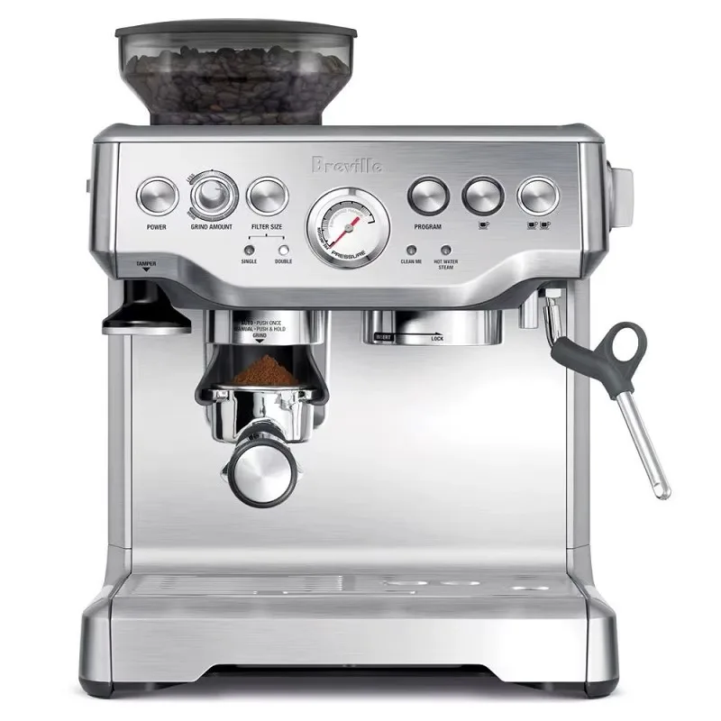 オリジナル新品 Breville BES876BSS & BES920XL バリスタ エクスプレス インプレス エスプレッソマシン ハンドツール付き - 売れ筋商品