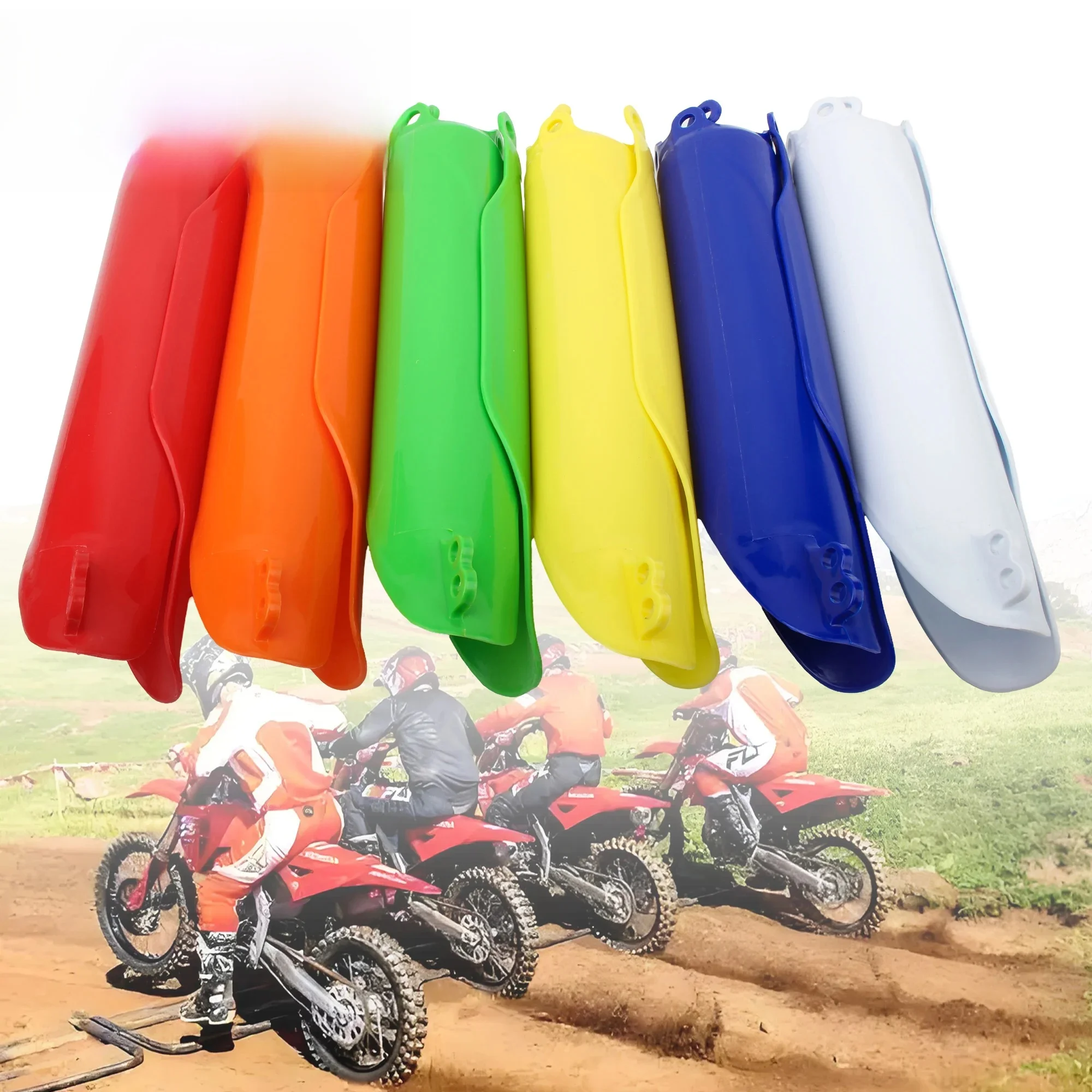 AliExpress PowerMotor Motorcycle Fork Guard Enduro Dirt Pit Bike Front Fork Tube Frame Cover For Honda CRF 250R 250 450 X RX CRF250 CRF450 CR125