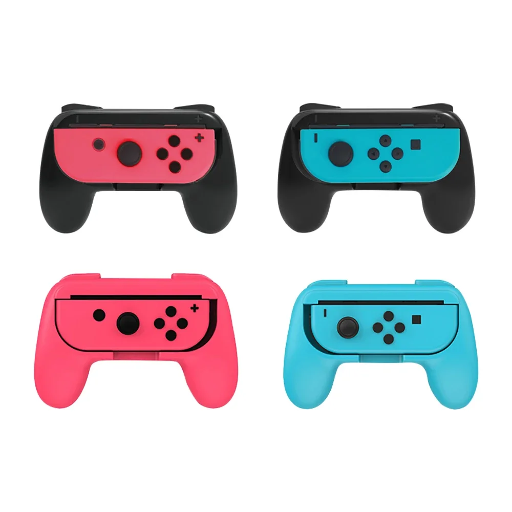 Poignée de contrôleur de jeu pour Nintendo Switch, 2 pièces, support de contrôleur de jeu Joy Con, poignée gauche droite pour jeux Nintendo Switch