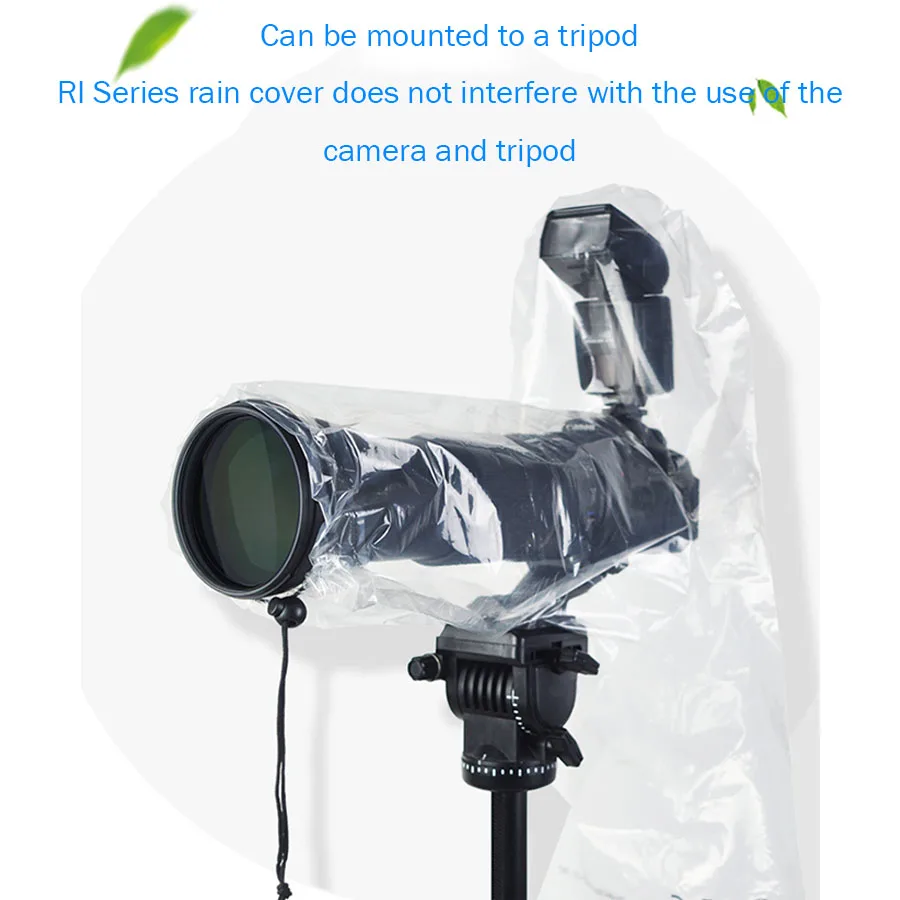 Camera Rain Cover Waterproof Cover Shade Raincoat Fully Transparent Stabilizer Lens SLR Microslr Camera Dustproof For Canon Niko