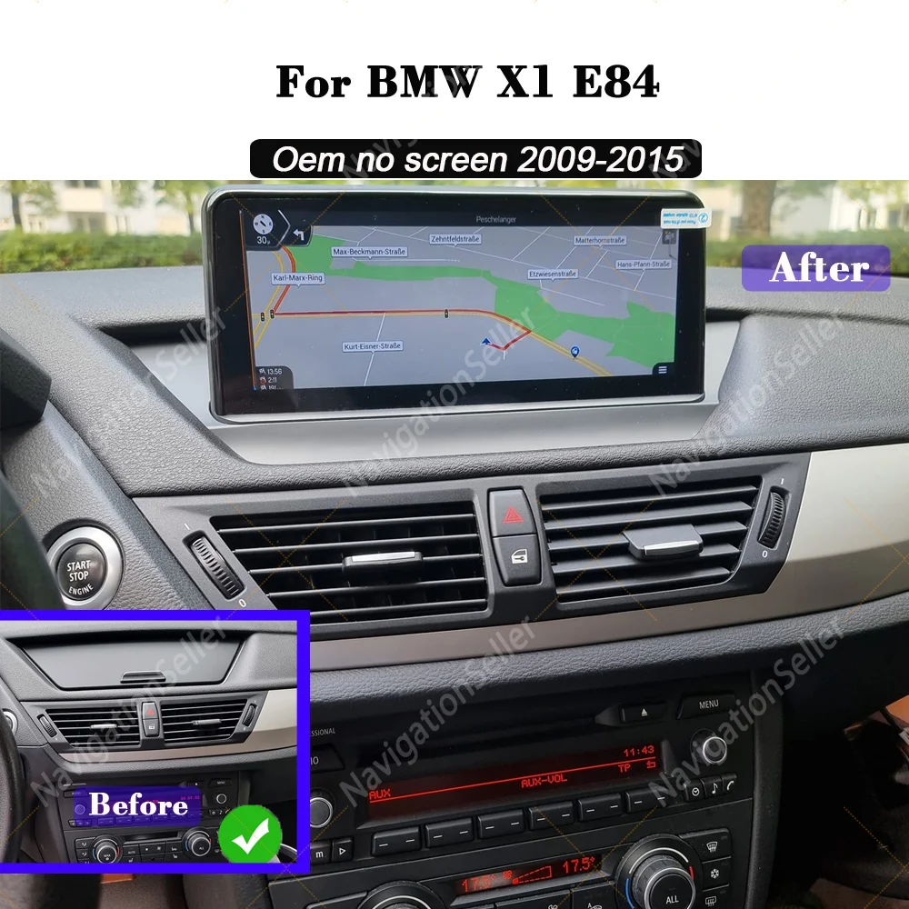 

Factory Price 10.25" HD Wireless Carplay Android 15 Auto car Radio GPS Screen for BMW X1 E84 Multimedia System Bluetooth Wifi 4G