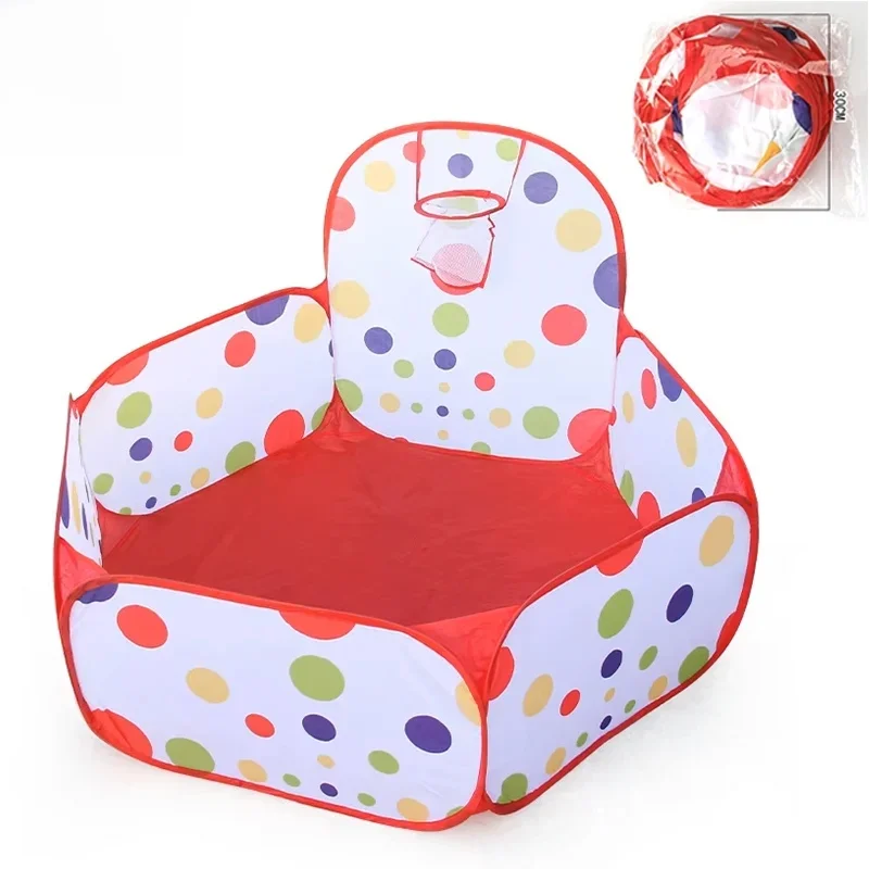 PANGDUBE 1.2m hexagone pliant bébé parc bébé clôture de sécurité avec cerceau de basket-ball bébé activité clôture enfant cadeau