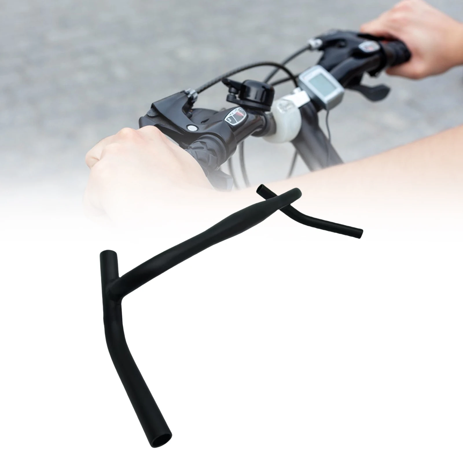 

Bike Handle Bar Sturdy Aluminum alloy External Swing Angle Handlebars Bicycle Component Spare Parts for MTB Road Blke