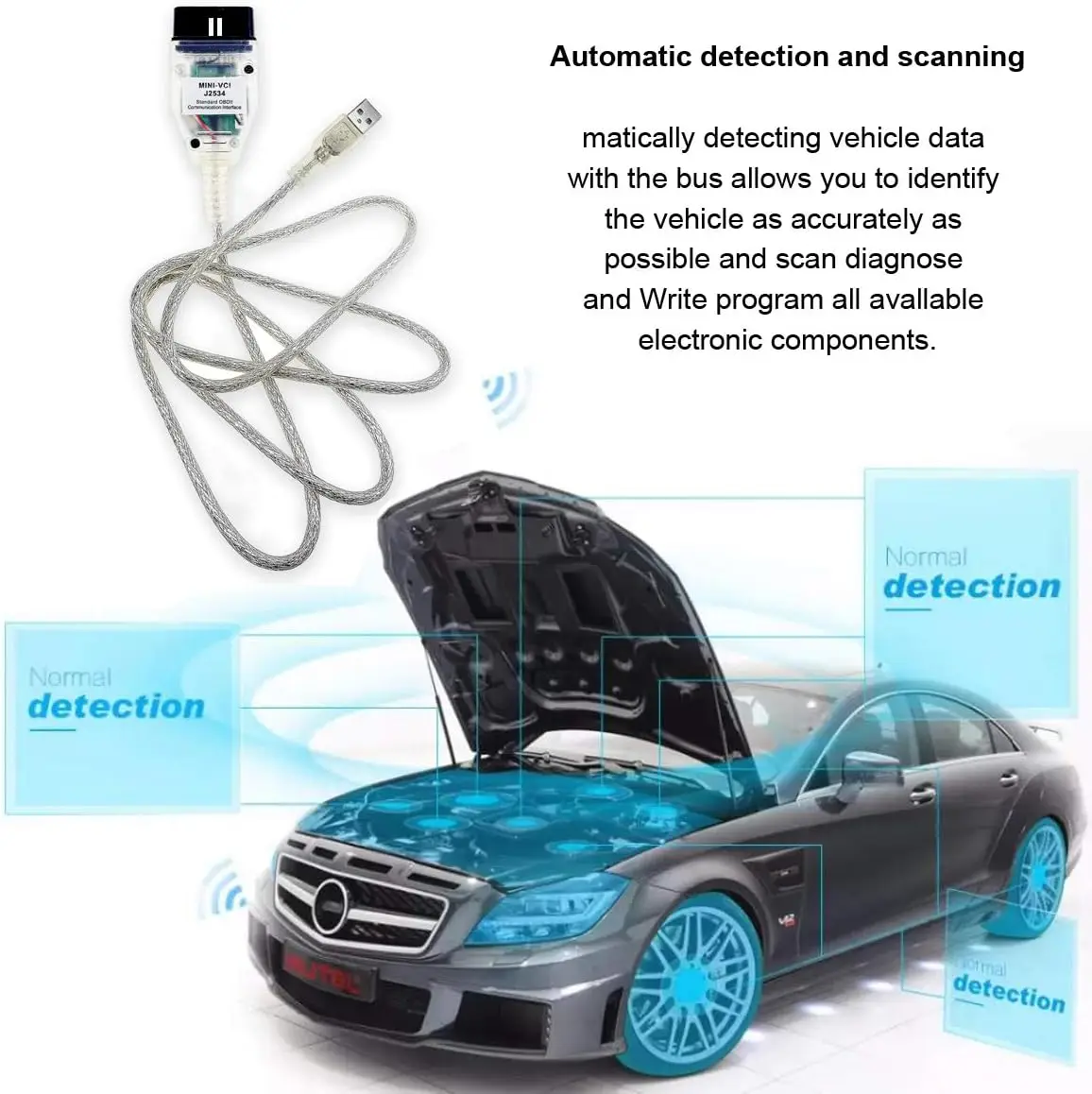 Mini Vci J2534 V18.00.008 لتويوتا TIS Techstream FTDI FT232RL Obd-2 كابل التشخيص DTC محرر البرامج الثابتة V1.4.8 WIN7 WIN10 #3