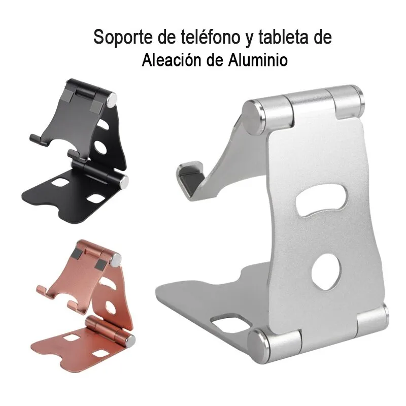 Adjustable tablet mobile table stand, multi-angle metal holder for universal mobile phone