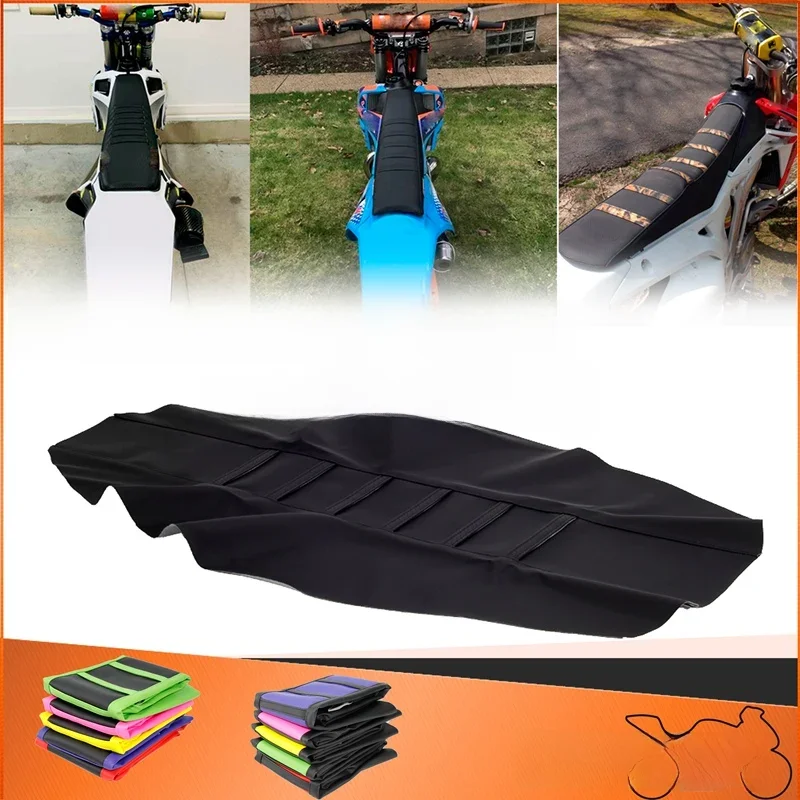 AliExpress Aizome Black Dirt Bike Enduro Ribbed Traction Seat Cover Cushion Pad for Honda Kawasaki KLX KXF CRF CR XR CRM WR YZ RM 125 250 450 500