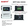 Solar Charge Controller MPPT 12V-48V Auto 30A 45A 60A 100A 150V LCD Touch For Lifepo4 Lithium GELLead Acid Home Solar Panel 5