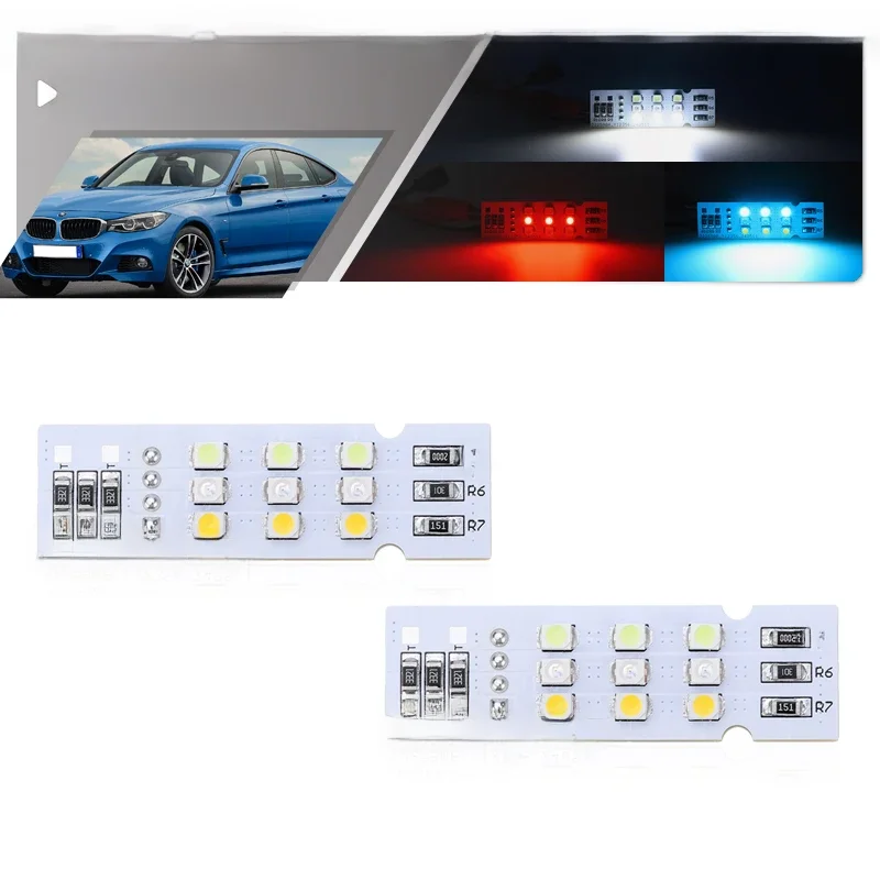 2 LED améliorées sous le tableau de bord, éclairage d'ambiance pour BMW série 3 F30 F31 F34 M3 F80 2012 – 2019 316i 318i 328i 330i 335i 320i