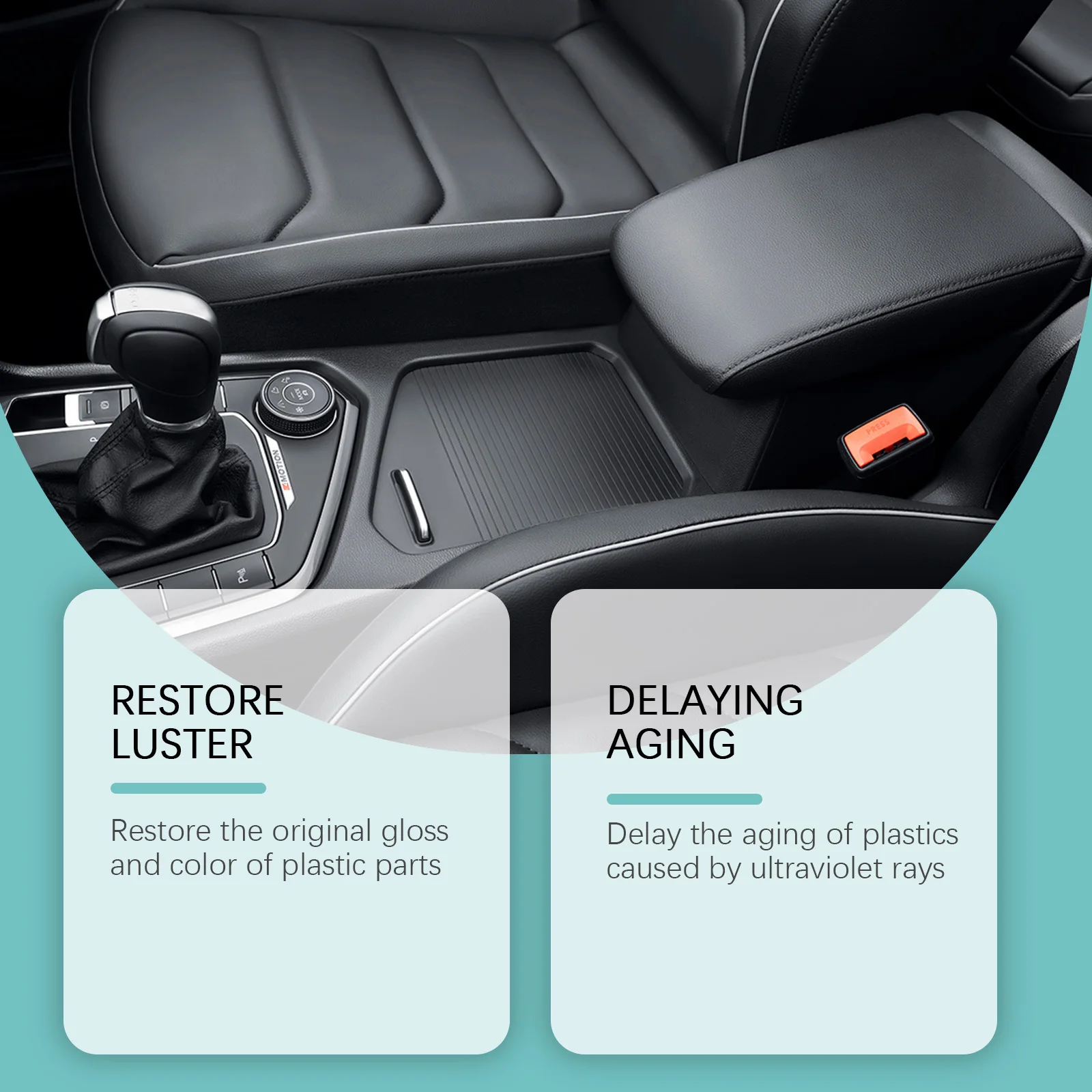 Rayhong سيارة البلاستيك استعادة رذاذ تنظيف الداخلية الغبار تلميع استعادة اللون الأصلي سطع رذاذ داخلي #2