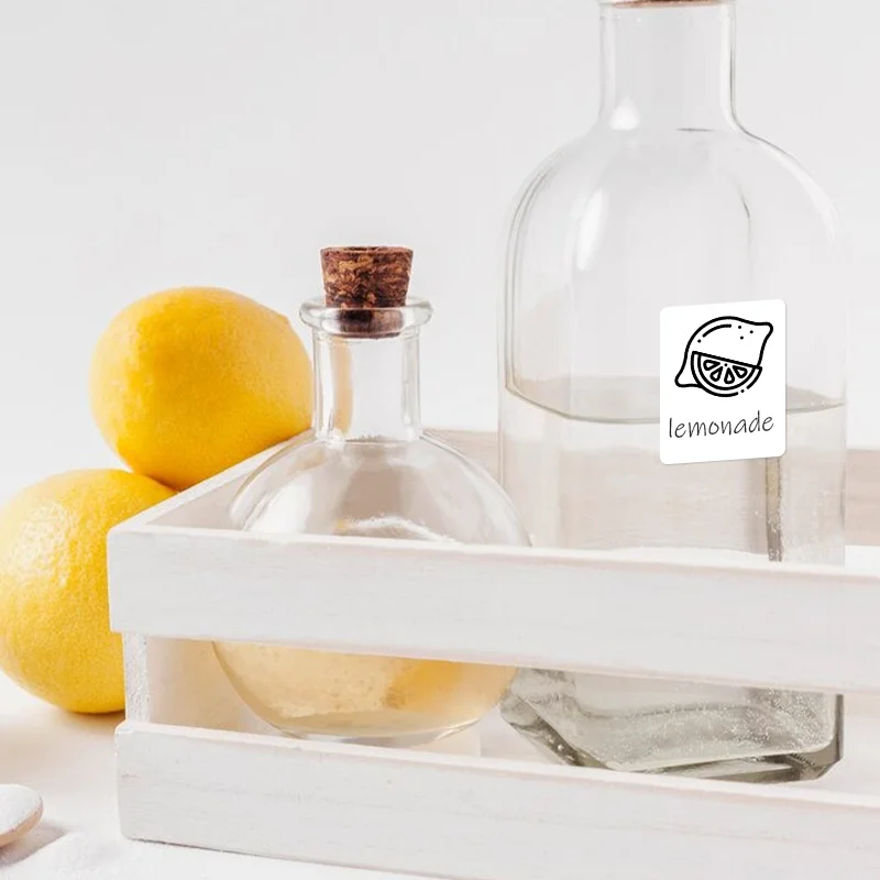 KAYSION 40x50mm White Rectangle Thermal Sticker Paper DIY Label Sticker for Phomemo M110 M120 M220 M221 M200 Printer