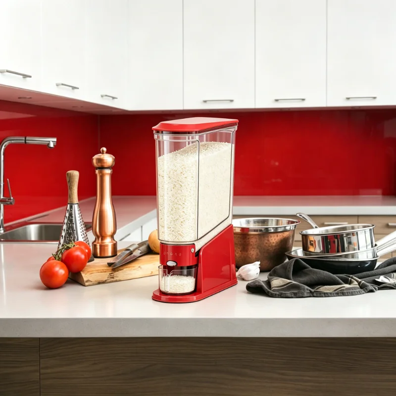 Rice Bucket, Large-Capacity Se - огляд і ціна Food Storage Dispenser
