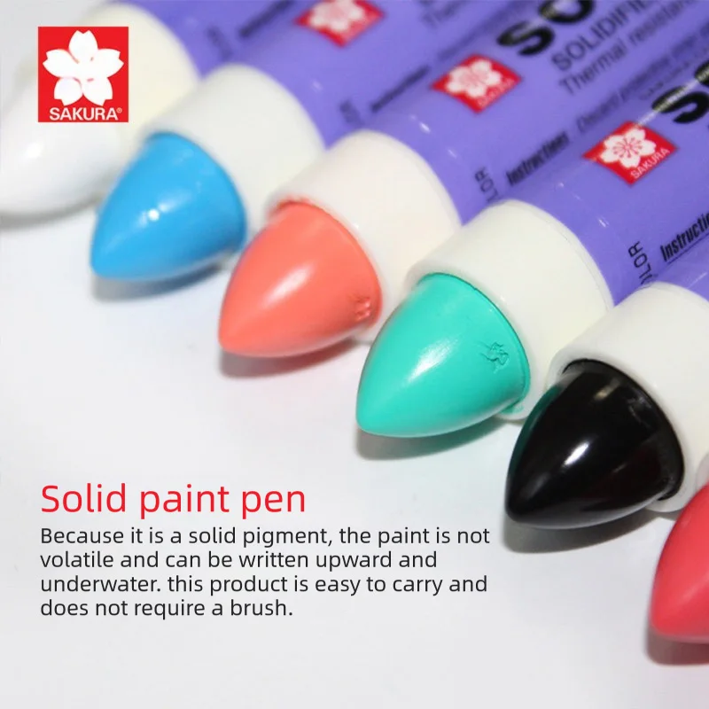 SAKURA Solid Paint Markers Waterproof Industrial Metal High Temperature Tire Marker Permanent