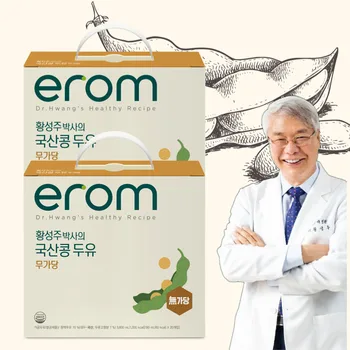 이롬 황성주 국산콩 무가당 두유 190ml x 40팩 (20팩+20팩 / 선물박스) 검정콩 단백질 무설탕 뼈건강 우유 건강음료