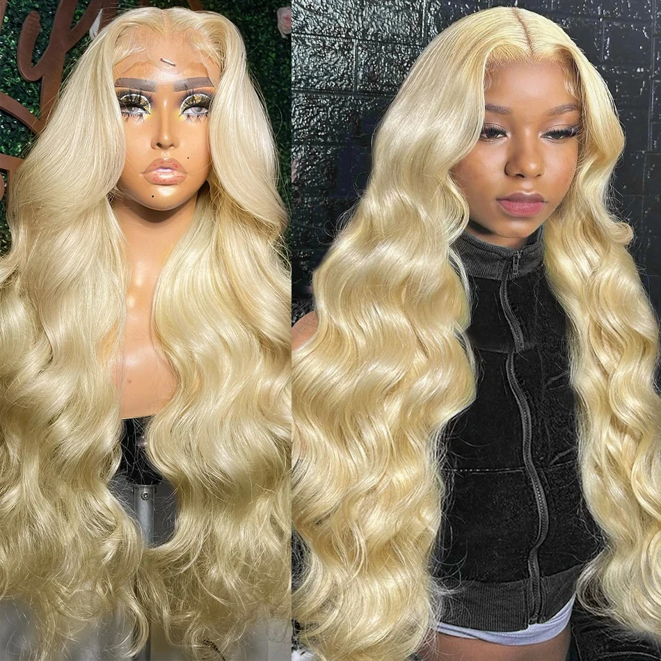 613 blonde human hair lace frontal wig body wave 13x6 hd lace front wig preplucked brazilian human hair wigs for woman choice