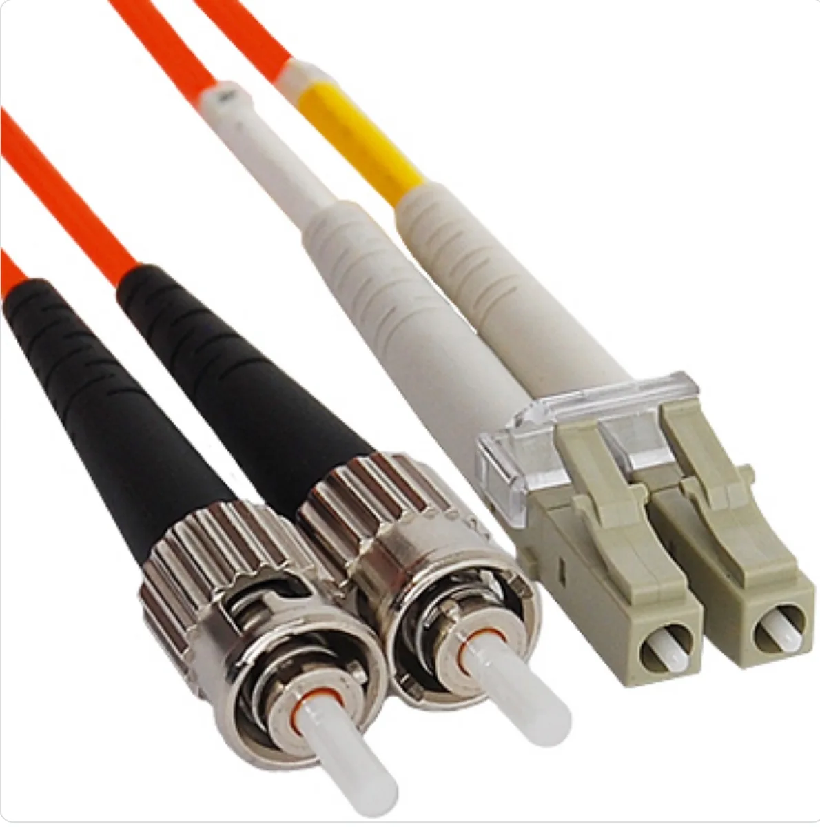 Duplex OM2 Multimode LC UPC to ST UPC LSZH 2.0mm Fiber Optic Cable