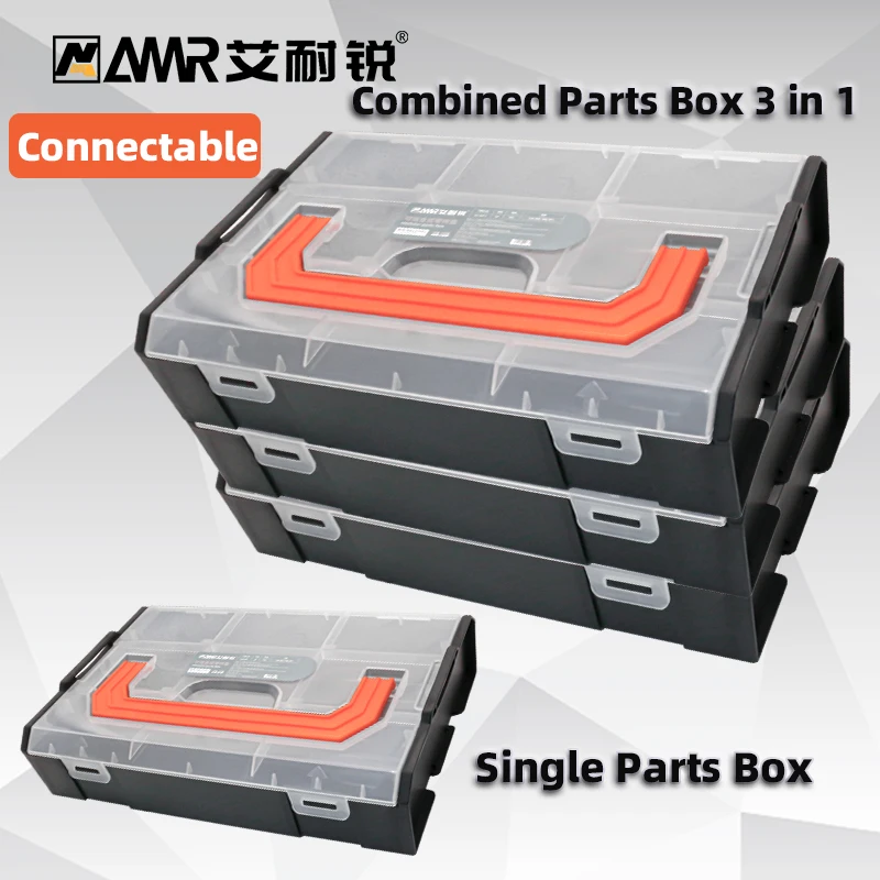 Adjustable Compartment Plastic Storage Box Earring Bead Screw Practical Holder Case Connectable Organizer Container Tool Box