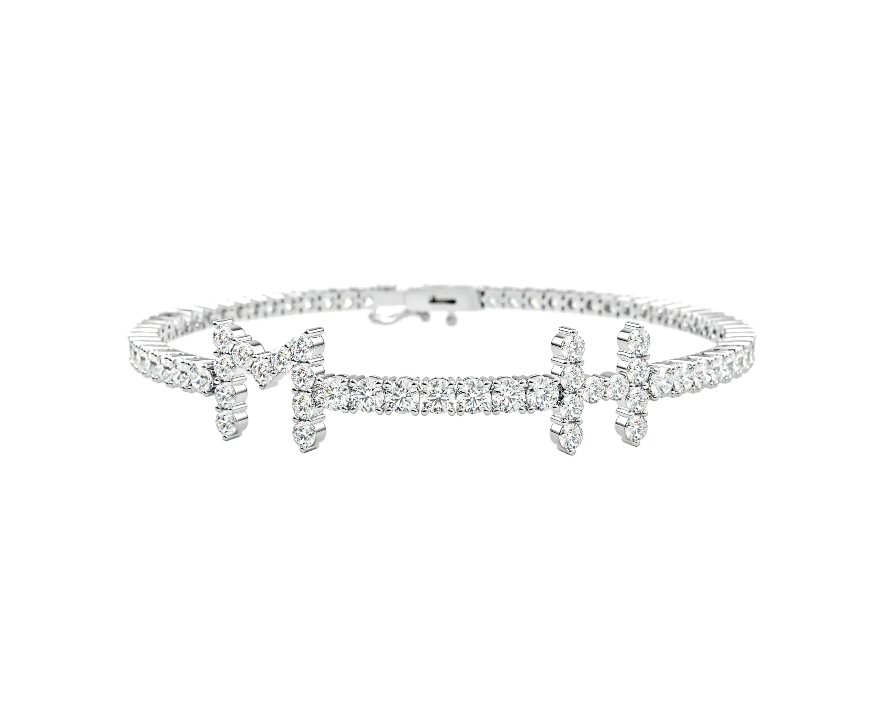 

Personalized Name Bracelet Zircon Letter Jewelry High Quality 18K Gold Plated Heart-shaped Love Gift for Women Wedding Memorial