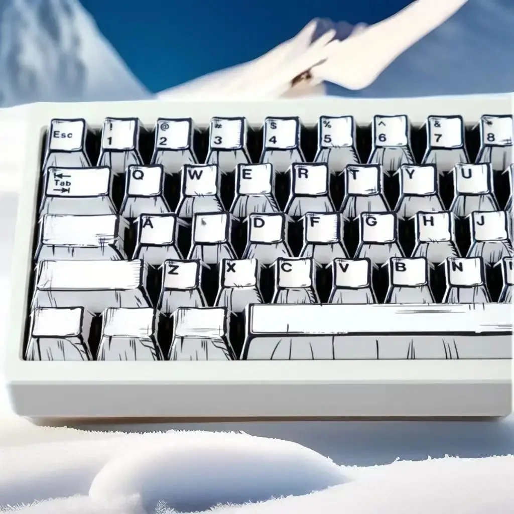 151 klawiszy z motywem komiksowym Alice Set PBT Manga Style Keyboard Cap Cherry Profile Gaming KeyCap do klawiatury mechanicznej 1.5u Alt — zdjęcie produktu 7