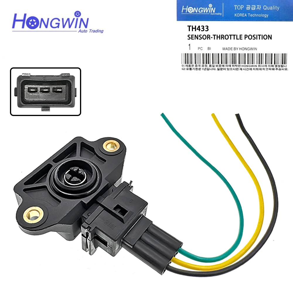 TH433 Throttle Position Sensor TPS Plug For Volkswagen Cabrio Golf Jetta Passat Corrado Passat  2.0L 2.8L 1992-1996 037907385Q