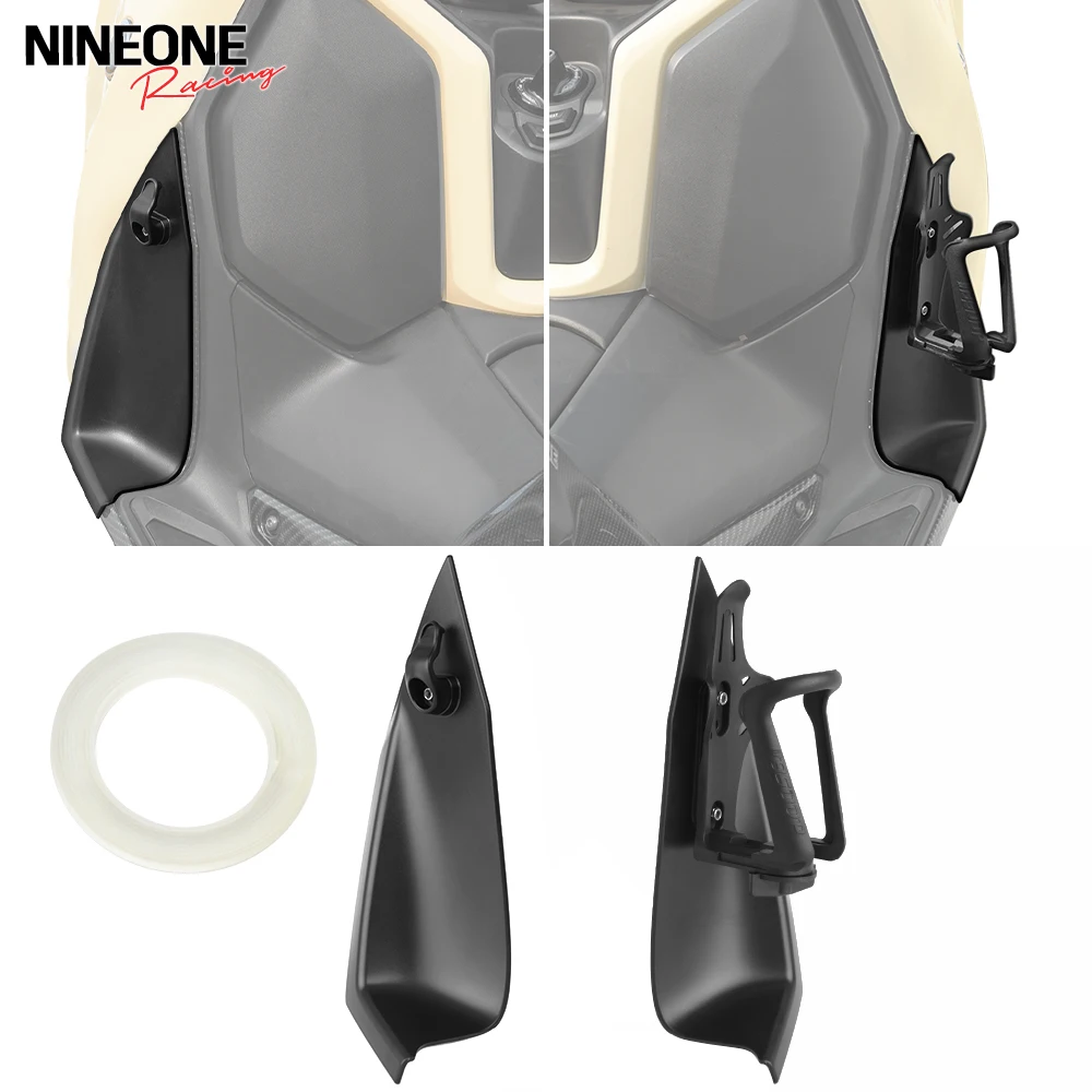 

Left Bag Storage Hook Hanger Bag Carrier Holder Mount Right Water Bottle Cup Holders Mount For YAMAHA X-MAX XMAX300 2023-2025