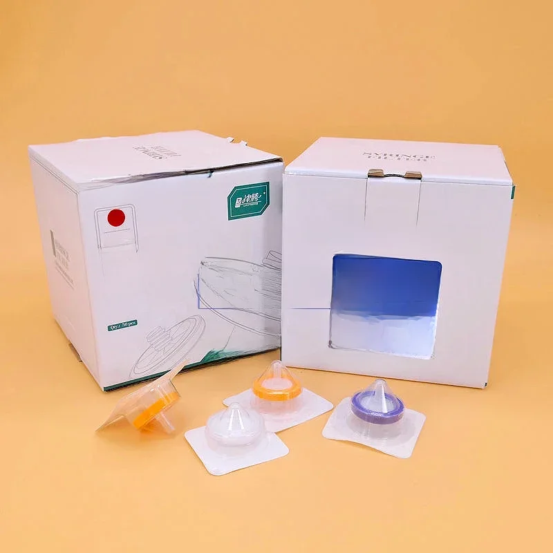 1box (50szt) Lab 0.22um/0.45um Sterylny filtr strzykawkowy Nylon/PES/PTFE Filtr membranowy Chemia Sprzęt laboratoryjny — zdjęcie produktu 7