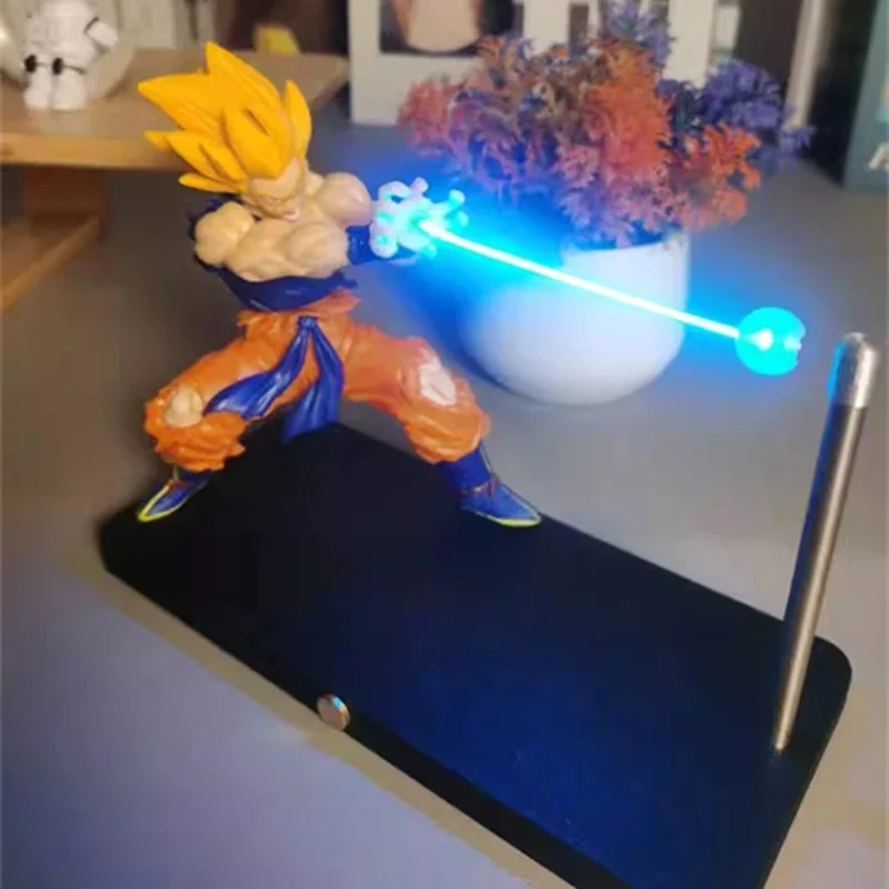 Nouveau modèle Son Goku lampe Kamehameha Dragon Ball japonais anime périphérique scène miniature figure collection ornements pour enfants
