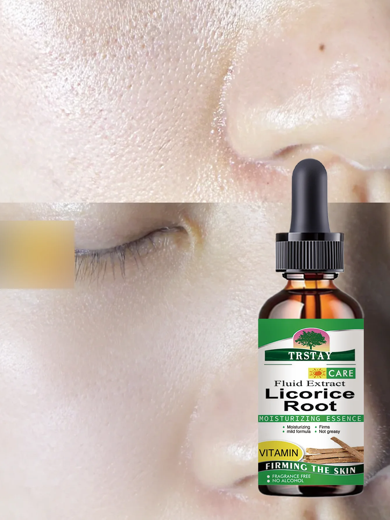 Moisturizing Hydrating Serum With Natural Extracts For Fine Pores Smooth Texture Light Non Sticky Facial Treatment To Brighten C - Image 5