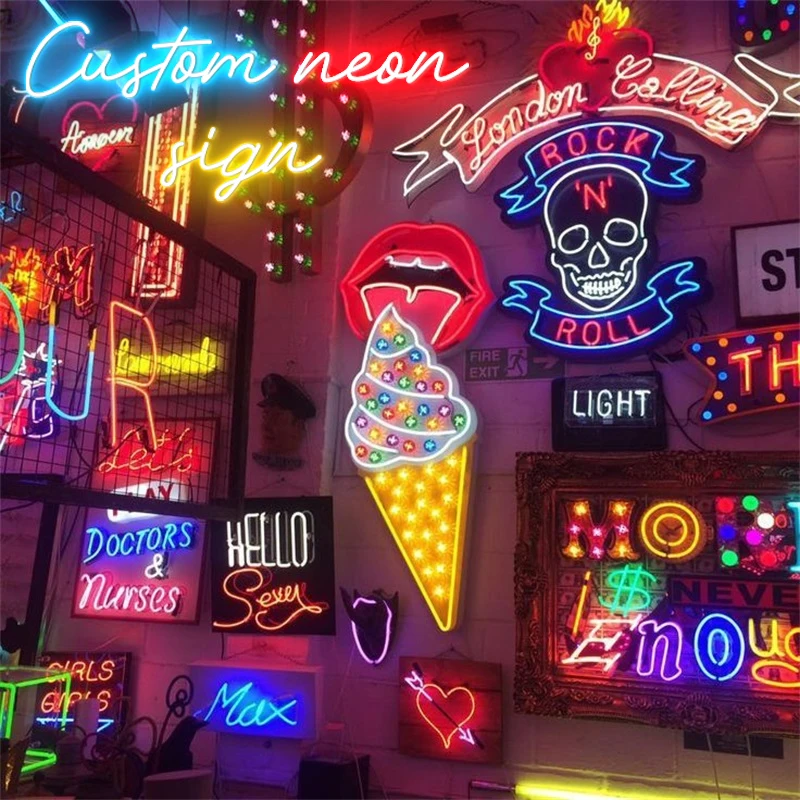 Personalized Neon Signs Custom Neon Outdoor Indoor USB For Wall Decor Wedding Birthday Party Restaurant Decoration Night Light