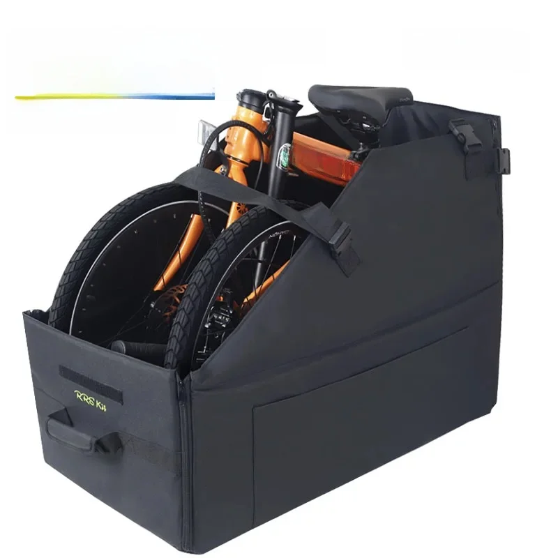 AliExpress rrskit RRSKIT New Folding Bicycle Storage Box For Brompton 14-16 inch For Dahon Ruhm 18-22 Inch Bike Folding Storage Dustproof Bag