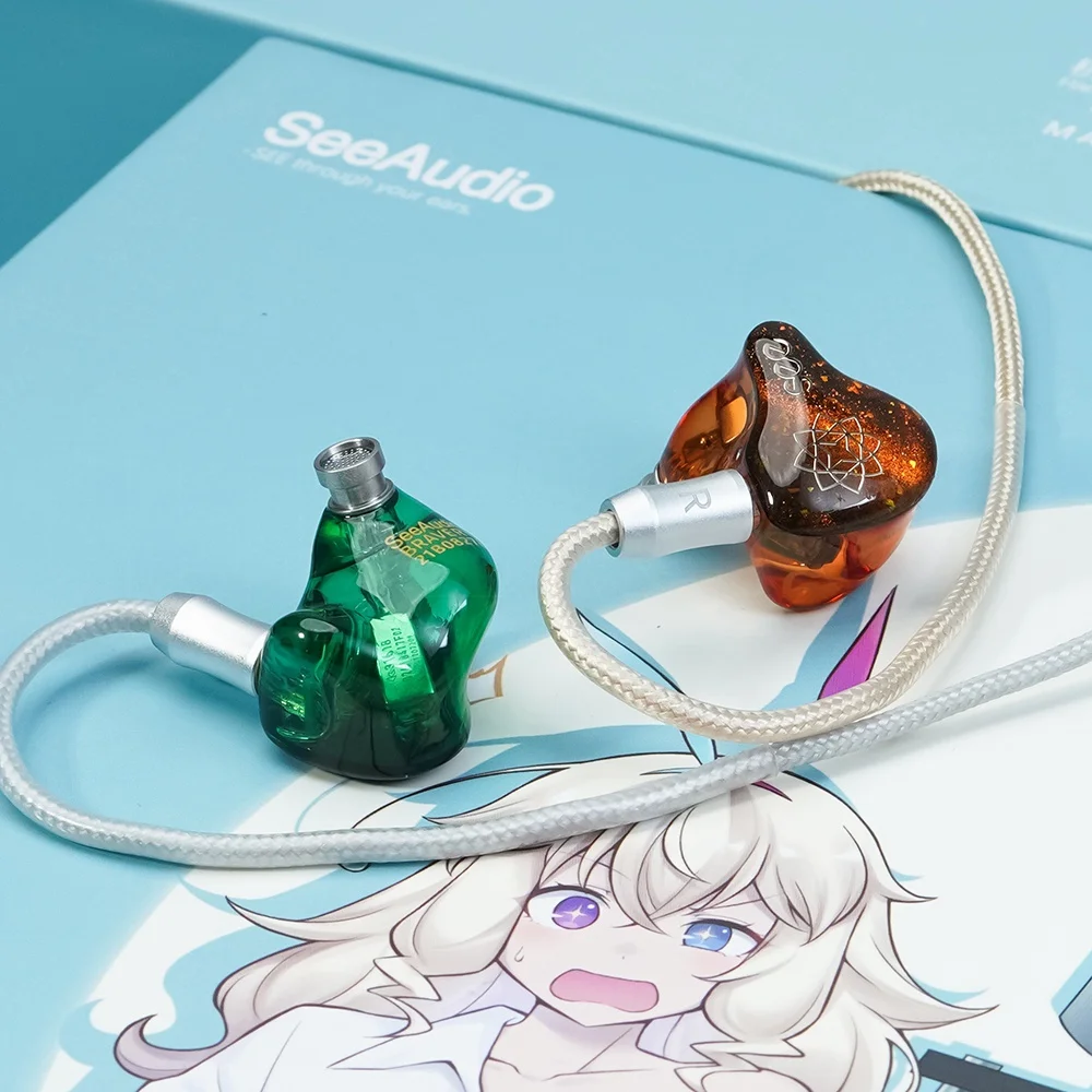 

SeeAudio Bravery24 4 сбалансированные арматурные Hi-Fi наушники-вкладыши IEM со съемным кабелем 3 в 1, гарнитура Bravery 24