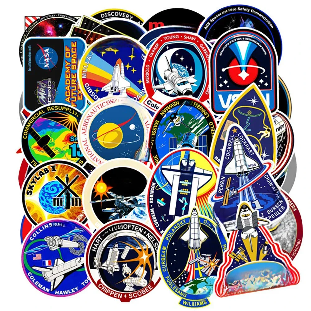 AliExpress GOGOTU 10/30/45PCS Outer Space Shuttle Graffiti Stickers DIY Car Bike Travel Luggage Phone Guitar