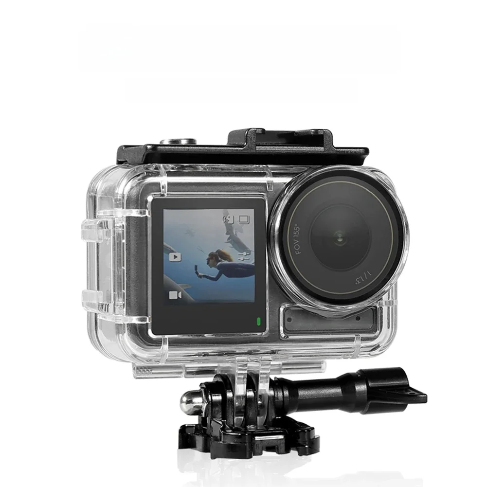 Dla DJI Osmo Action 5 Pro/4/3 kamera akcji 60M wodoodporna obudowa obudowa podwodna pokrywa do nurkowania Anti-Fog nurkowanie powłoka ochronna — zdjęcie produktu 7