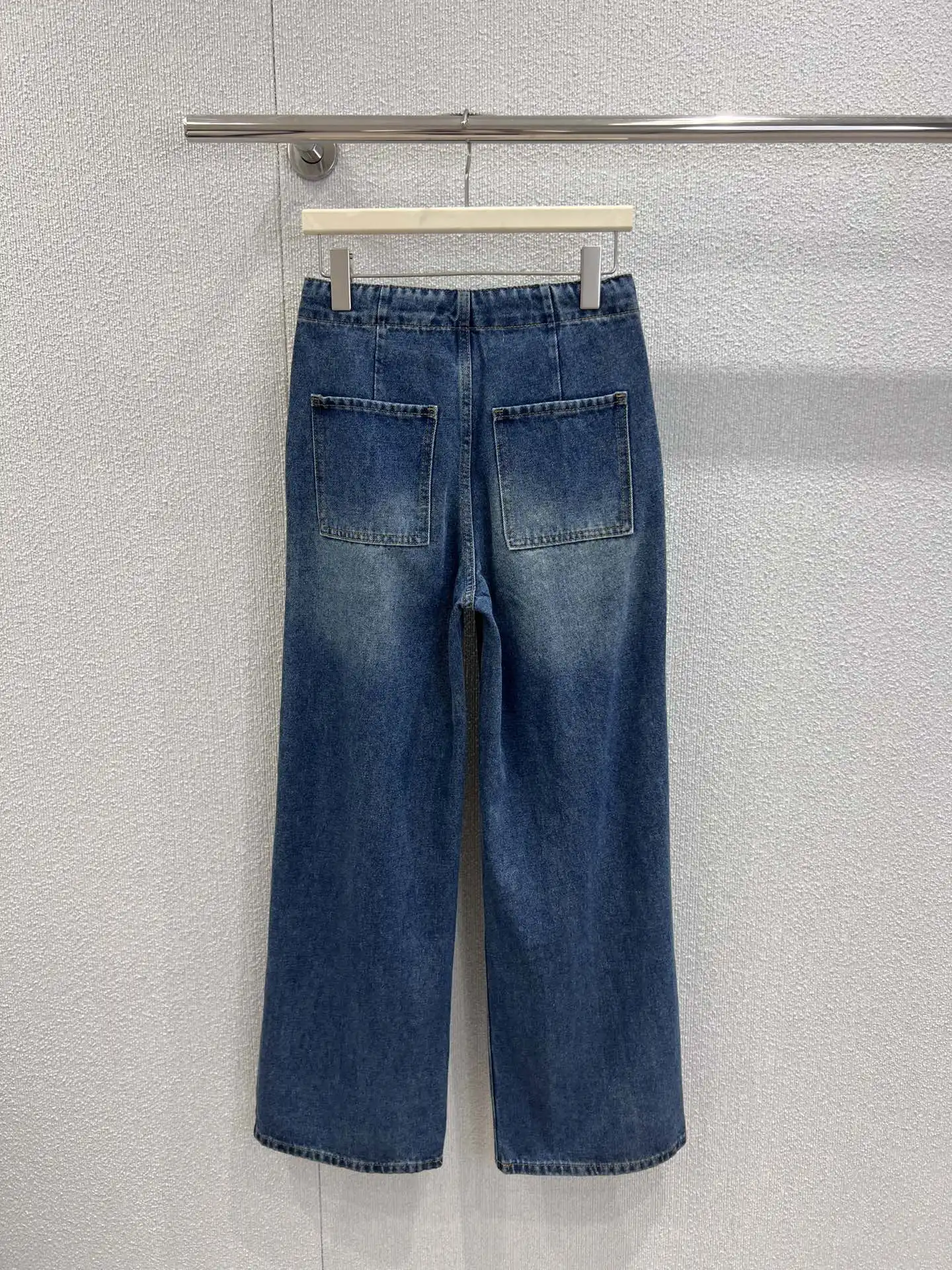 

2025 Autumn New Design Women's High Waist Wide Leg Cowboy Pants