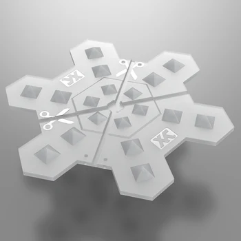 XCMAN-Coussretours antidérapant avec pointes transparentes, poignée supplémentaire zarextra, traction parfaite, adhésif 3M, 5.2x5.2 po, 506