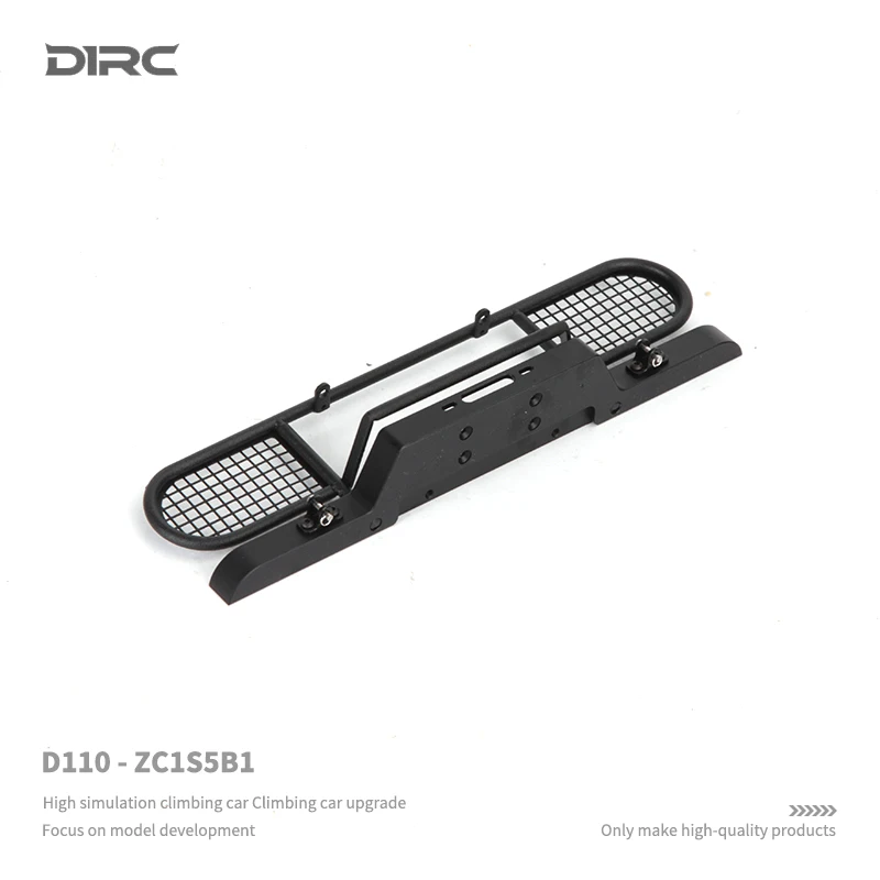 D1RC Metal Front Bumper For 1/10 D110 Camel Trophy Simulate RC Crawler