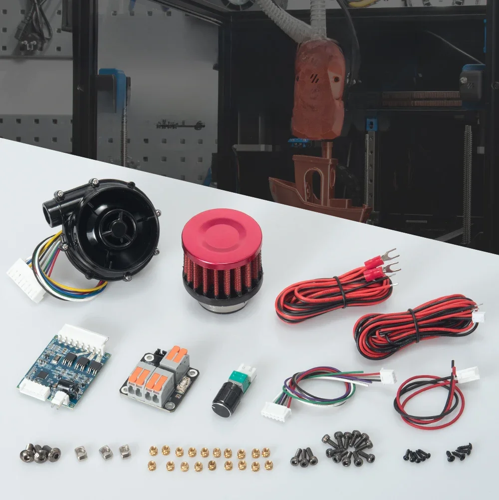 Bigtreetech Universele Turbo Kit Ws7040 24V 7040 Ventilator Met Luchtfilter Voor Dc Fan Voron2.4 Vzbot 3d Printer Koelonderdelen - afbeelding 2