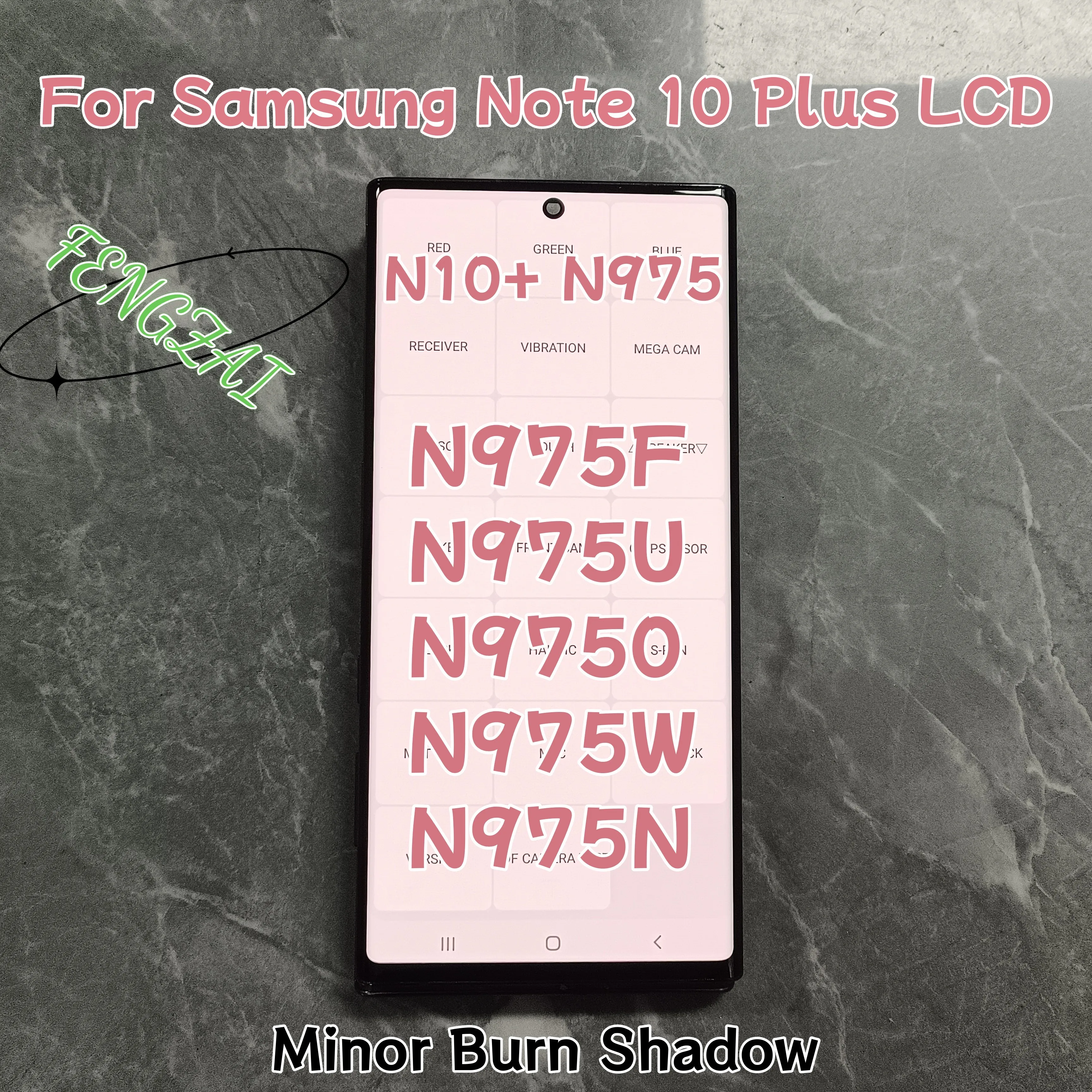 

High Quality AMOLED LCD For N10+ With Defect For Samsung Galaxy Note10+ Display Touch Screen Note 10 Plus SM-N975F N975 N976 LCD