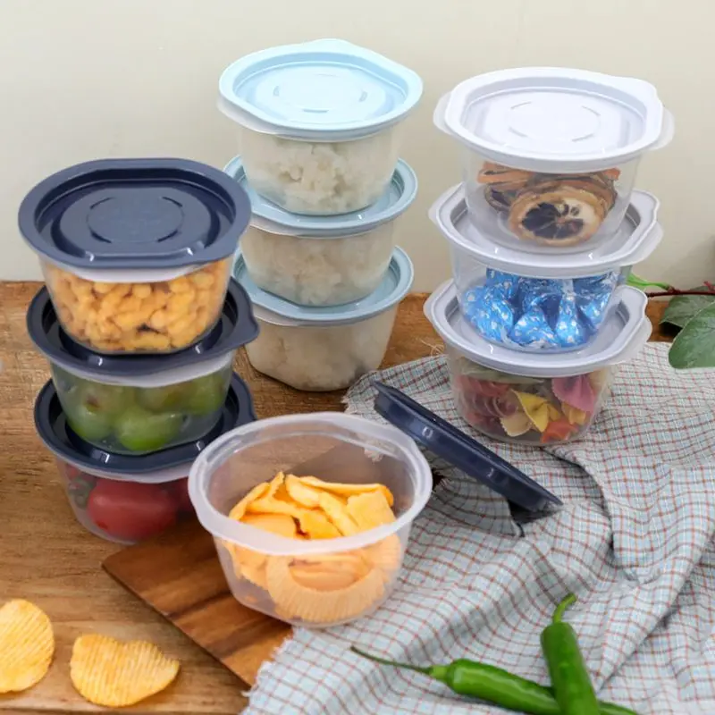 (12 pieces + 1 pieces) Frozen rice storage container freezer small container microwave container