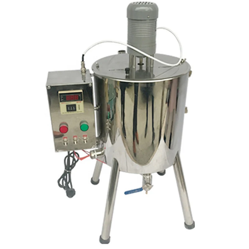 30L Stainless Steel Heating Stirring Filling Machine Lipstick Crayon Cool Oil Nail Polish Stirring Soap Filling Machine 220V