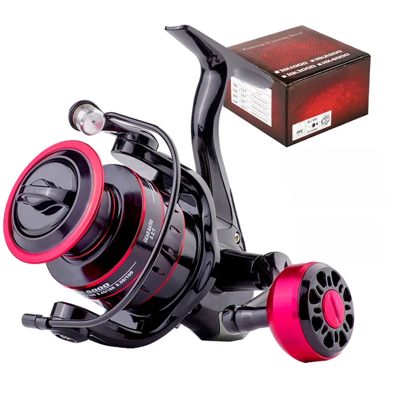 Nouveau traînée maximale 30KG droite/gauche poignée Inter-changeable bobine moulinet de pêche engrenage 5.2:1 rapport haute vitesse moulinet de coulée moulinet