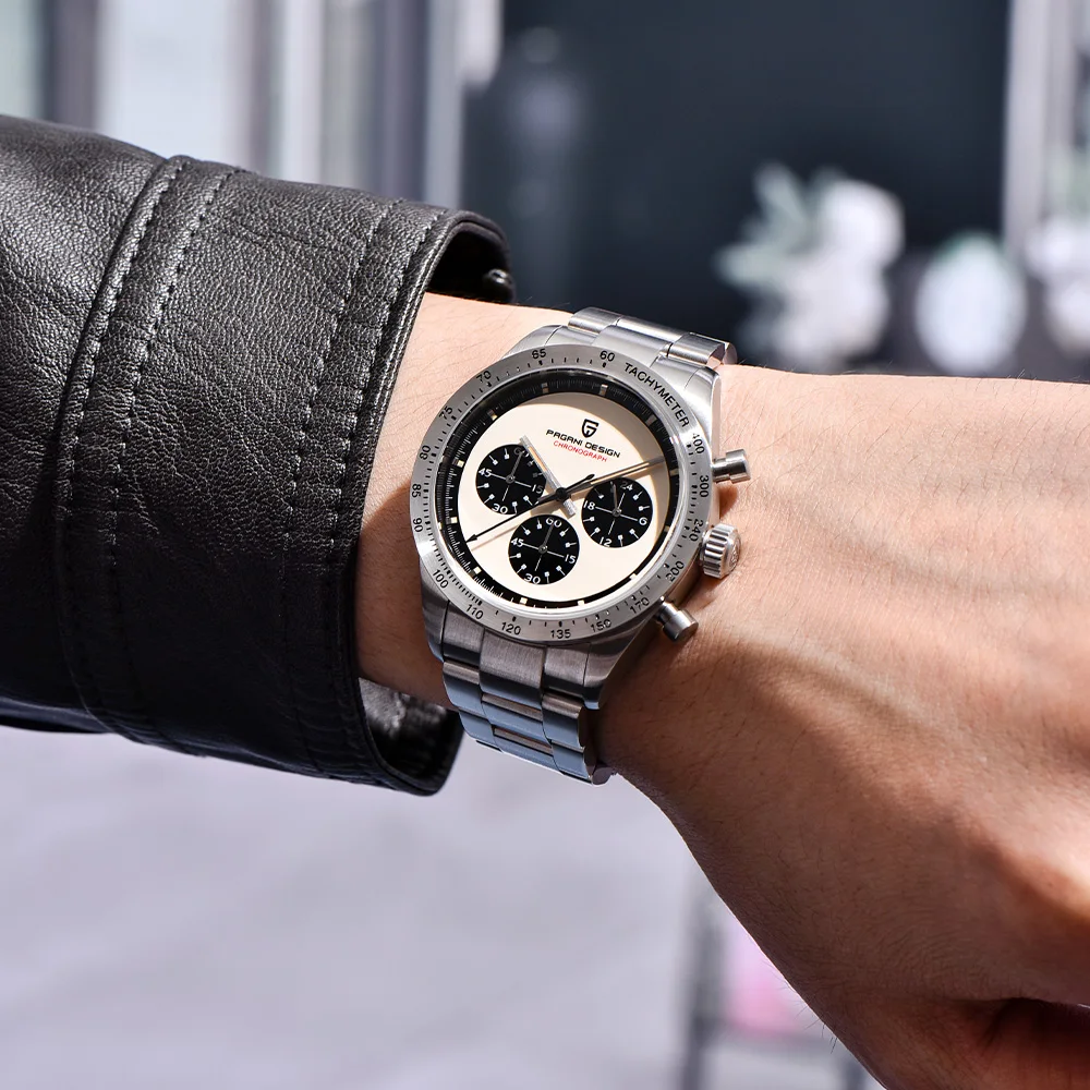 2026new Pagani design fashion business men's chronograph quartz watches VK63 Sapphire mirror men's watch sports waterproof clock