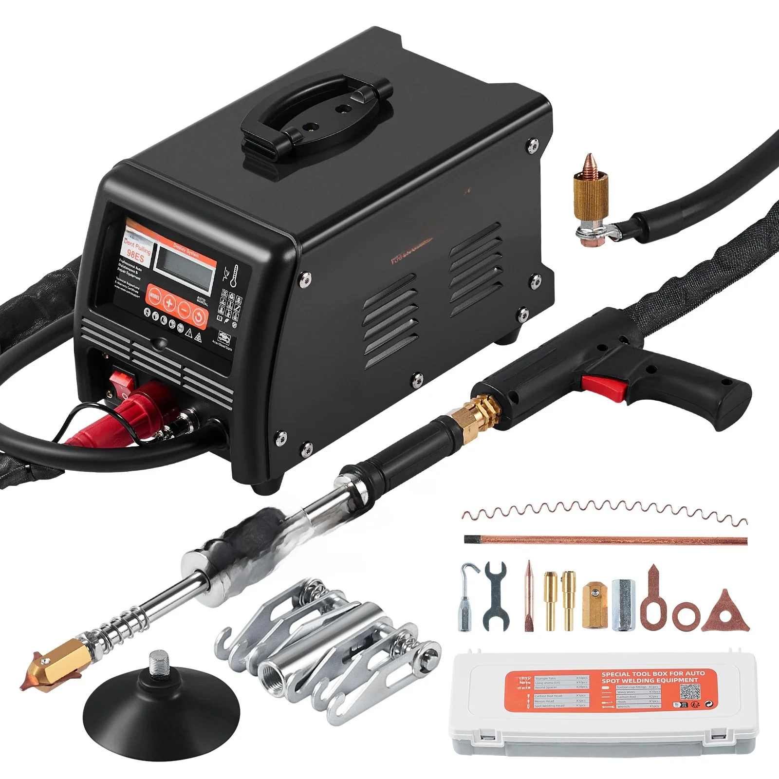 SucceBuy Stud Welder Dent Repair Kit 3KW Spot Welder Dent Puller Auto Body Spot Welding Dent Puller Machine voor auto deukreparatie - afbeelding 2
