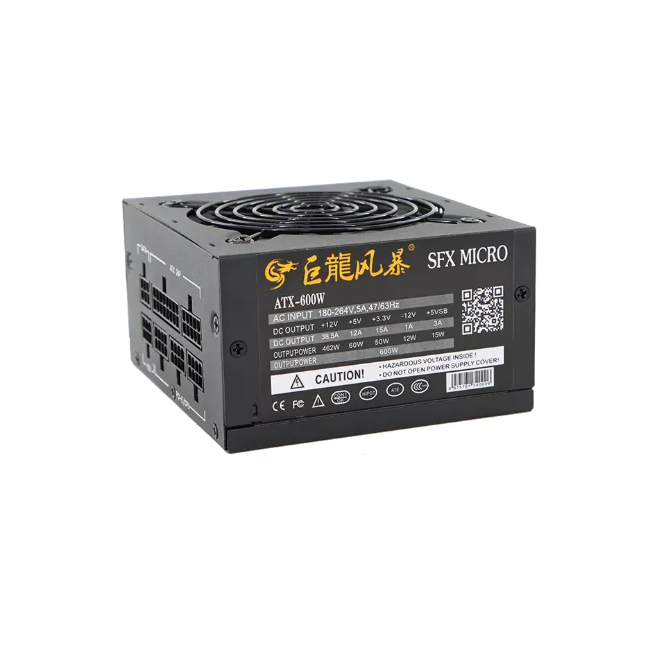Imagem -03 - Fonte de Alimentação Sfx para pc Gamer Estojo Psu Totalmente Modular Sfx l Fontes de Alimentação 750w 600w