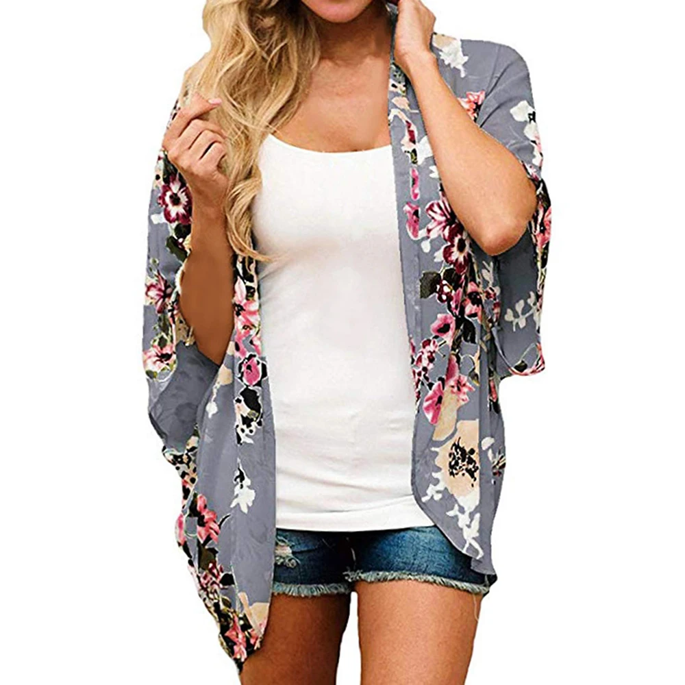 Womens Badpak Cover Ups Kimono Vesten Strand Badpak Zomer Bikini Badpakken Cover Up voor Vrouwen Top Zomer T-shirt